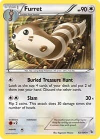 Furret - XY - Flashfire - Pokemon card