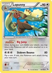 Lopunny - XY - Flashfire - Pokemon card