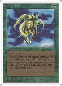 Living Artifact - Unlimited Edition - Magic: The Gathering card
