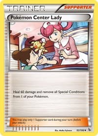 Pokemon Center Lady - XY - Flashfire - Pokemon card