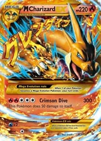 M Charizard EX (Y) (Secret) - XY - Flashfire - Pokemon card