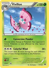 Vivillon (Meadow [Pink]) - XY Base Set - Pokemon card