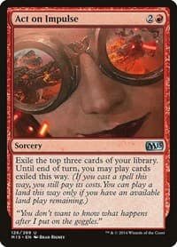 Act on Impulse - Magic 2015 (M15) - Magic: The Gathering card