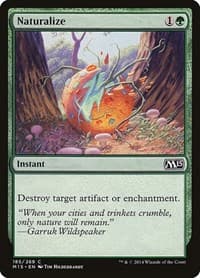 Naturalize - Magic 2015 (M15) - Magic: The Gathering card