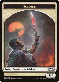 Soldier Token - Magic 2015 (M15) - Magic: The Gathering card