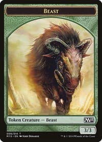 Beast Token (Green) - Magic 2015 (M15) - Magic: The Gathering card