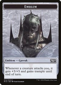 Emblem - Garruk, Apex Predator - Magic 2015 (M15) - Magic: The Gathering card