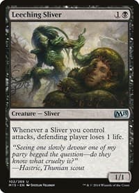 Leeching Sliver - Magic 2015 (M15) - Magic: The Gathering card