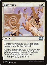 Congregate - Magic 2015 (M15) - Magic: The Gathering card