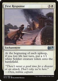 First Response - Magic 2015 (M15) - Magic: The Gathering card