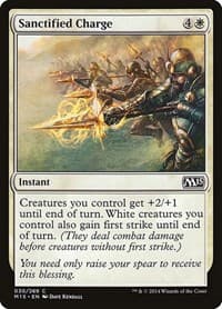 Sanctified Charge - Magic 2015 (M15) - Magic: The Gathering card
