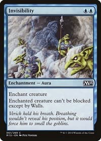 Invisibility - Magic 2015 (M15) - Magic: The Gathering card