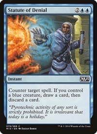 Statute of Denial - Magic 2015 (M15) - Magic: The Gathering card