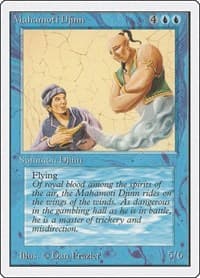 Mahamoti Djinn - Unlimited Edition - Magic: The Gathering card