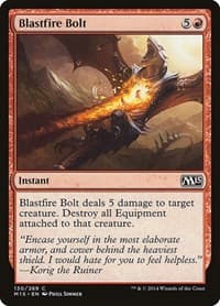 Blastfire Bolt - Magic 2015 (M15) - Magic: The Gathering card