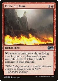 Circle of Flame - Magic 2015 (M15) - Magic: The Gathering card