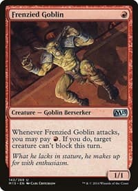 Frenzied Goblin - Magic 2015 (M15) - Magic: The Gathering card
