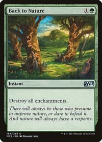 Back to Nature - Magic 2015 (M15) - Magic: The Gathering card