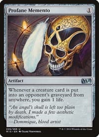 Profane Memento - Magic 2015 (M15) - Magic: The Gathering card