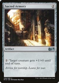 Sacred Armory - Magic 2015 (M15) - Magic: The Gathering card