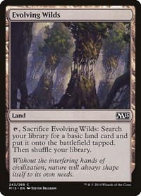 Evolving Wilds - Magic 2015 (M15) - Magic: The Gathering card
