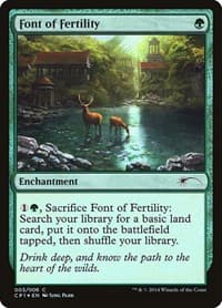Font of Fertility - Unique and Miscellaneous Promos - Magic: The Gathering card