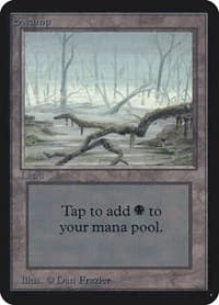 Swamp (A) - Alpha Edition - Magic: The Gathering card