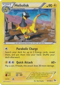 Heliolisk - 37/106 (XY Flashfire) - Deck Exclusives - Pokemon card