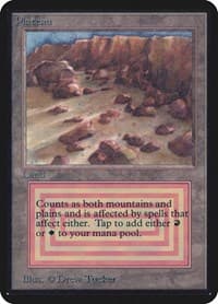 Plateau - Alpha Edition - Magic: The Gathering card