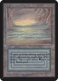 Underground Sea - Alpha Edition - Magic: The Gathering card