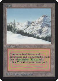 Taiga - Alpha Edition - Magic: The Gathering card