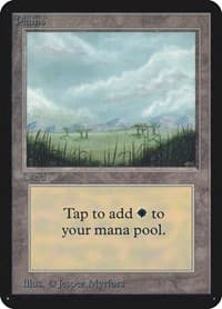 Plains (B) - Alpha Edition - Magic: The Gathering card