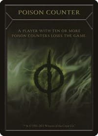 Poison Counter Token - New Phyrexia - Magic: The Gathering card
