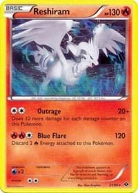 Reshiram - 21/99 (Next Destinies) - Deck Exclusives - Pokemon card