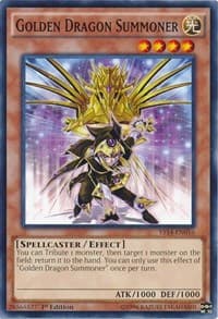 Golden Dragon Summoner - Super Starter: Space-Time Showdown - YuGiOh card
