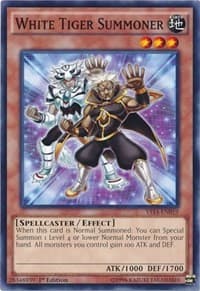 White Tiger Summoner - Super Starter: Space-Time Showdown - YuGiOh card