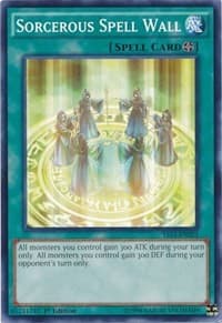 Sorcerous Spell Wall - Super Starter: Space-Time Showdown - YuGiOh card