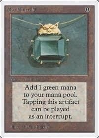 Mox Emerald - Unlimited Edition - Magic: The Gathering card