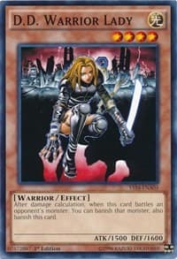 D.D. Warrior Lady - Super Starter: Space-Time Showdown Power-Up Pack - YuGiOh card