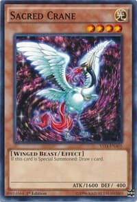 Sacred Crane - Super Starter: Space-Time Showdown Power-Up Pack - YuGiOh card