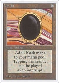 Mox Jet - Unlimited Edition - Magic: The Gathering card
