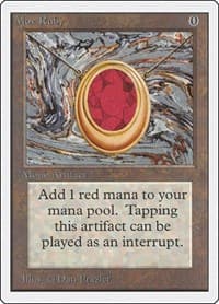 Mox Ruby - Unlimited Edition - Magic: The Gathering card