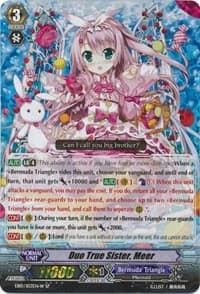 Duo True Sister, Meer (White) (SP) - EB10 - Divas Duet - Cardfight Vanguard card