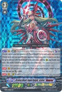 Broken Heart Jewel Knight, Ashlei "Reverse" (SP) - BT14: Brilliant Strike - Cardfight Vanguard card