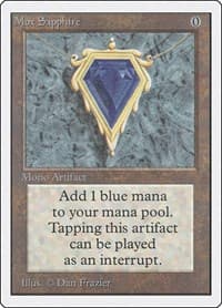 Mox Sapphire - Unlimited Edition - Magic: The Gathering card
