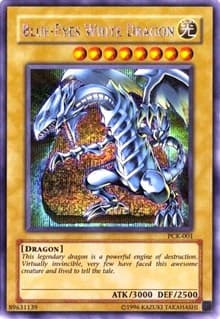 Blue-Eyes White Dragon (Power of Chaos: Kaiba the Revenge) - Yu-Gi-Oh! Video Game Promotional Cards - YuGiOh card