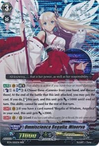 Omniscience Regalia, Minerva - BT14: Brilliant Strike - Cardfight Vanguard card