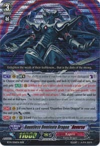 Dauntless Dominate Dragon "Reverse" - BT14: Brilliant Strike - Cardfight Vanguard card