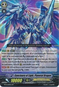 Sanctuary of Light, Planetal Dragon - BT14: Brilliant Strike - Cardfight Vanguard card