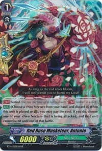 Red Rose Musketeer, Antonio - BT14: Brilliant Strike - Cardfight Vanguard card